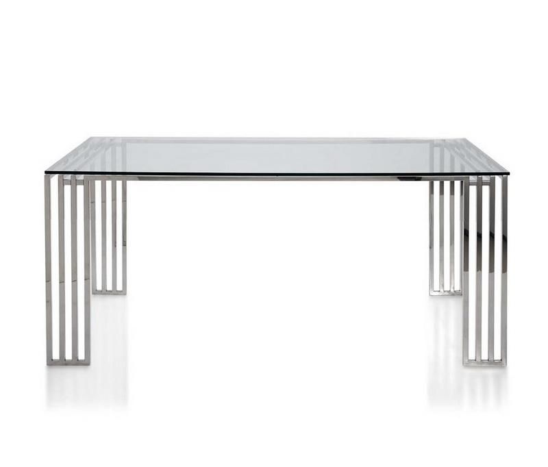 Glass Nest Tables_Foshan Justgo Furniture Co Ltd. – Glass And With Glass And Stainless Steel Dining Tables (Photo 10 of 20)