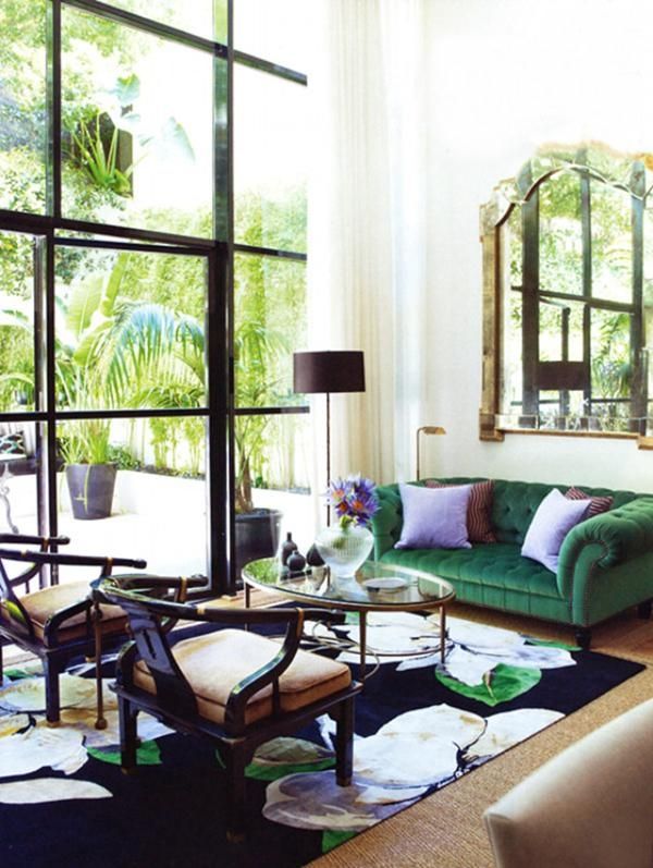 Go For The Green Sofa. – Coco Kelley Coco Kelley Throughout Emerald Green Sofas (Photo 8 of 20)