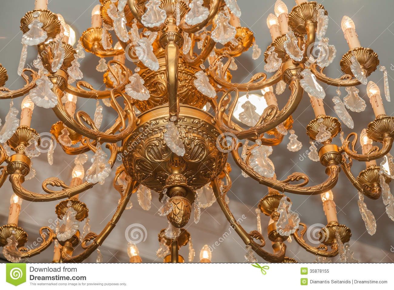 Gold Crystal Chandelier Modern Gold Chandelier Lights Indoor Regarding Crystal Gold Chandeliers (View 18 of 25)
