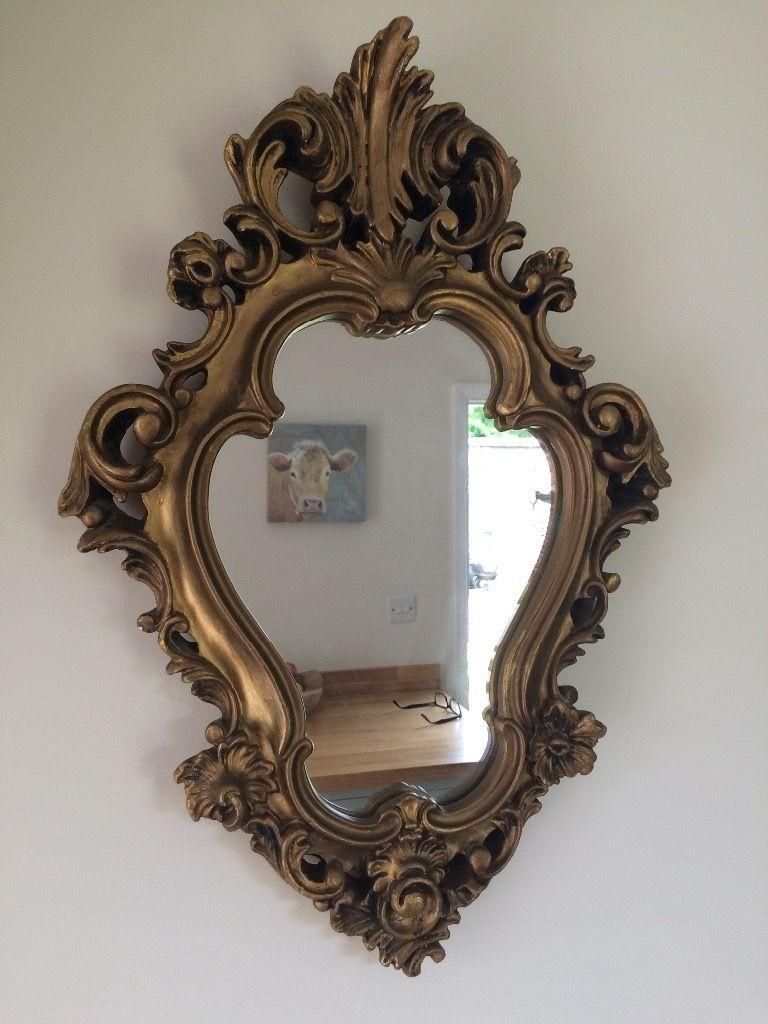 Gold Frame Rococo Mirror | In Woodbridge, Suffolk | Gumtree Throughout Gold Rococo Mirror (View 9 of 20)