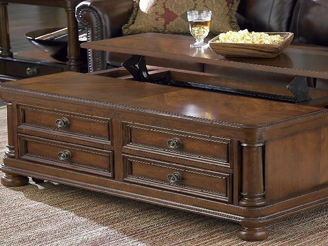 Great Famous Coffee Tables Top Lifts Up With Regard To Outstanding Lift Top Coffee Table Storage (Photo 46 of 50)