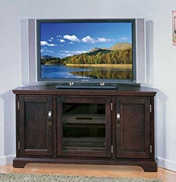 Great Famous Corner TV Stands For 50 Inch TV Throughout Amazon Corner Entertainment Center Tv Stand Big Screen Tv (View 34 of 50)