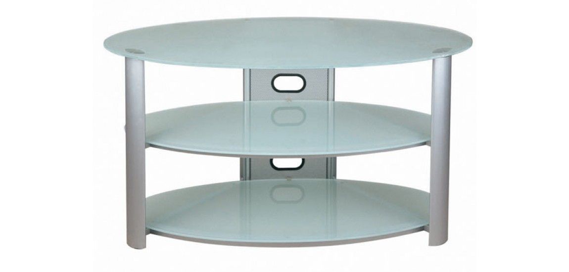 Great Famous White Glass TV Stands Intended For 120 Modern Tv Stand In Two Tone Taupe And Wood Finish (View 50 of 50)