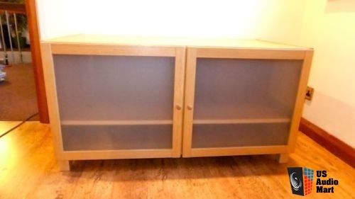 Great Fashionable Glass TV Cabinets With Doors Throughout Ikea Tv Cabinet Two Shelves With Glass Doors Photo 692267 Us (View 44 of 50)