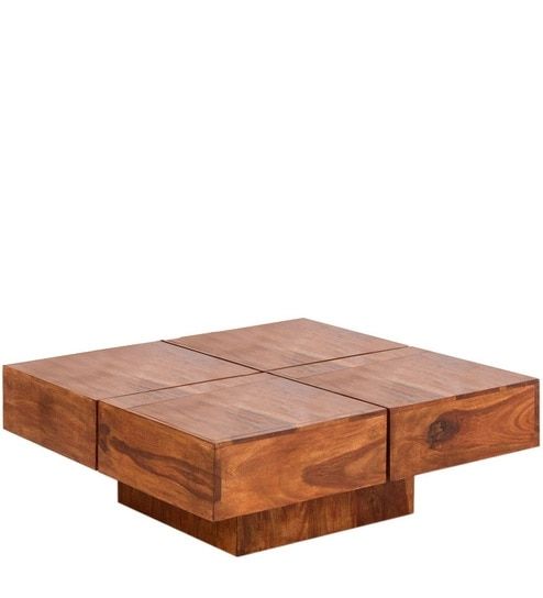 Great Fashionable Low Height Coffee Tables In Buy Low Height Solid Coffee Table Wood Dekor Online Square (View 6 of 50)