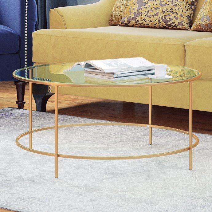 Great Fashionable Mercury Glass Coffee Tables With Regard To Glass Coffee Tables Youll Love Wayfair (Photo 12 of 50)
