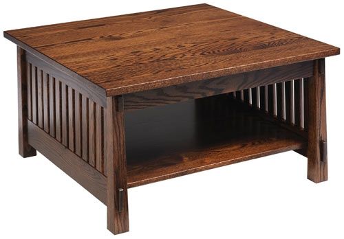 Great Fashionable Oak Square Coffee Tables Inside Living Room Great Amish Coffee Tables Furniture Shipshewana Co (View 31 of 50)