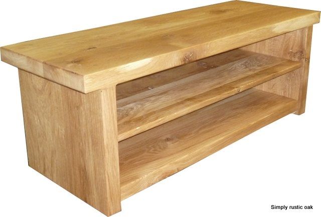 Great Fashionable Rustic Oak TV Stands In Rustic Oak Coffey Tv Stand Simply Rustic Oak Handmade Rustic (Photo 9 of 50)