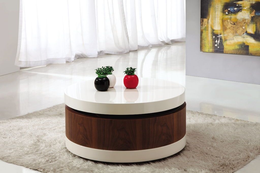 Great Favorite White And Brown Coffee Tables Within Furniture Cheerful Brown Wood Coffee Table Decor With White Wood (View 19 of 40)