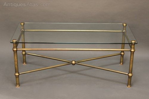 Great High Quality Retro Glass Coffee Tables Throughout Glass And Brass Coffee Table Idi Design (Photo 26383 of 35622)