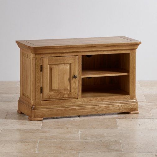 Great New Oak TV Cabinets Inside Tv Cabinets Units 100 Solid Hardwood Oak Furniture Land (View 37 of 50)