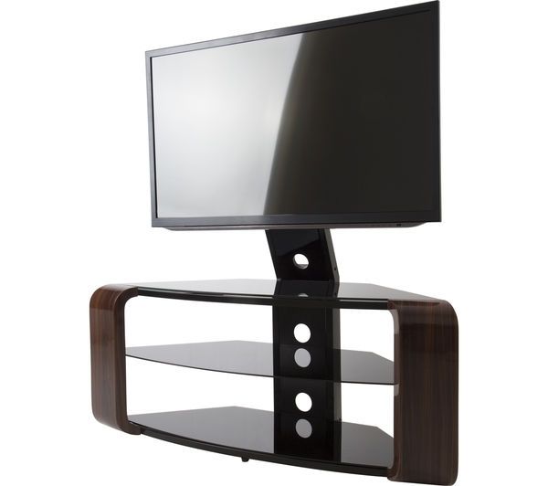 Great Popular TV Stands With Bracket Throughout Buy Avf Como Fsl1174cow Tv Stand With Bracket Walnut Free (View 48 of 50)