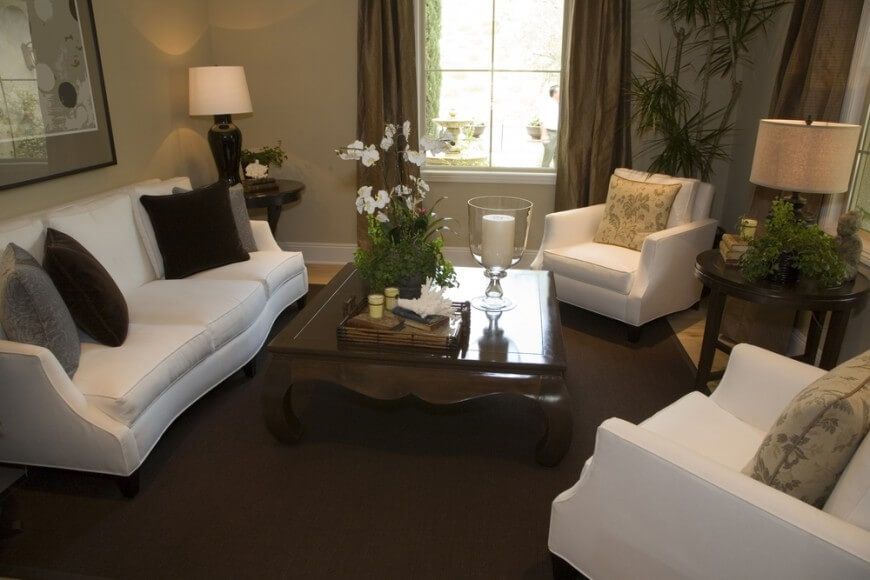 Great Preferred Corner Coffee Tables Within 24 Awesome Living Room Designs With End Tables (Photo 36 of 50)