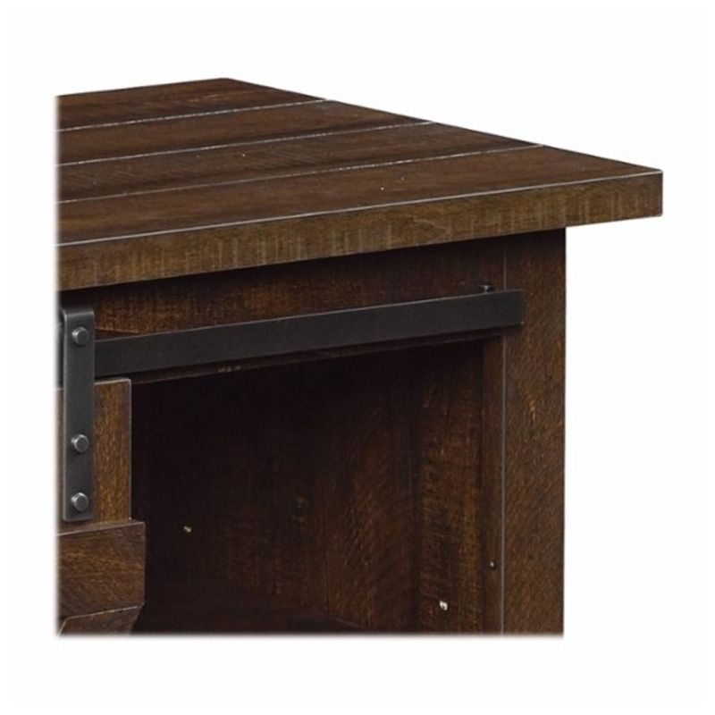 Great Premium Square TV Stands Intended For Bello Cottonwood 54 4 Shelf Tv Stand Sawcut Espresso (Photo 50 of 50)