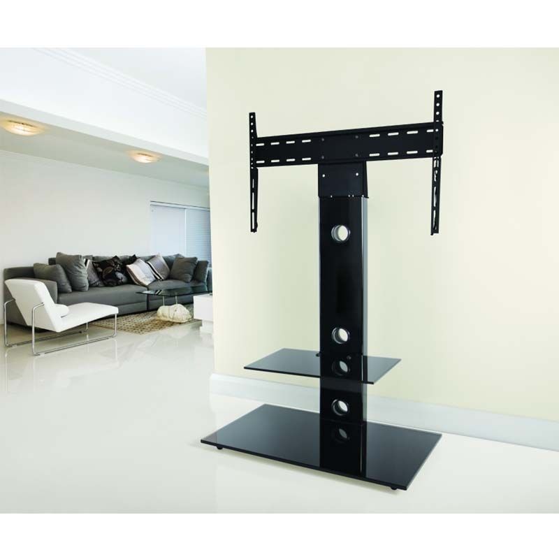 Great Top Avf TV Stands With Regard To Avf Lesina 32 To 55 Inch Tv Stand With Attached Mount Black (Photo 41 of 50)