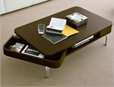 Great Top Rounded Corner Coffee Tables Inside Retro Coffee Table Calligaris Retro To Go (View 8 of 50)