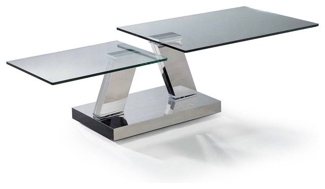 Great Trendy Contemporary Glass Coffee Tables Pertaining To Modern Glass Coffee Tables (View 8 of 50)