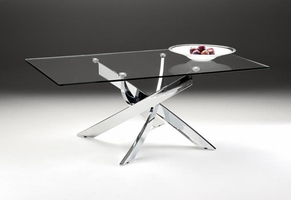 Great Trendy Glass Chrome Coffee Tables Regarding Round Chrome And Glass Coffee Table Coffee Tables Zone Chrome (Photo 26023 of 35622)
