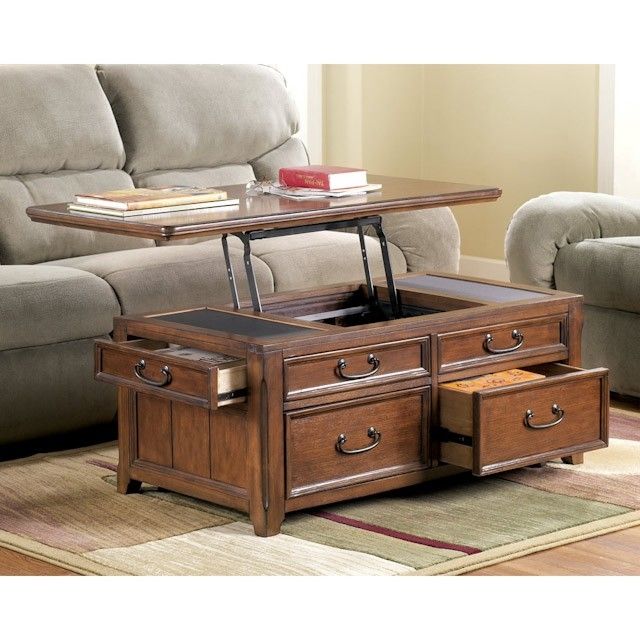 Great Unique Lift Top Coffee Table Furniture Intended For Woodboro Lift Top Coffee Table Bernie Phyls Furniture (View 44 of 50)