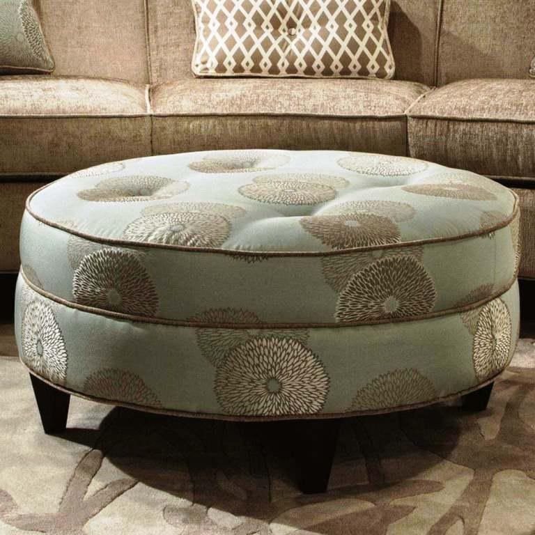 Great Variety Of Green Ottoman Coffee Tables Within Ottoman Coffee Table Round Roselawnlutheran (Photo 5 of 50)