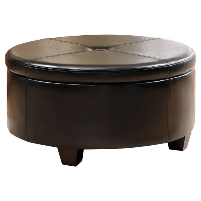 Great Well Known Circular Coffee Tables With Storage With Regard To Round Ottoman Coffee Table With Storage Starrkingschool (View 32 of 50)