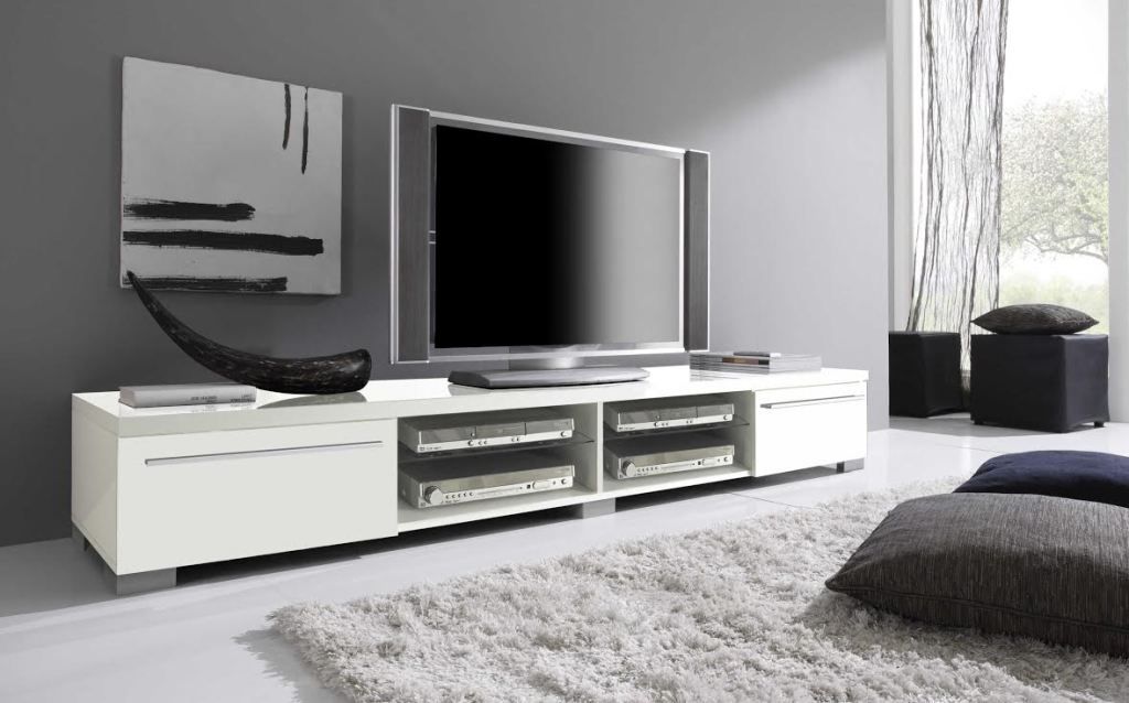 Great Wellknown Contemporary Modern TV Stands In Tv Stands Black Color Modern Tv Stands For Flat Screens (View 48 of 50)