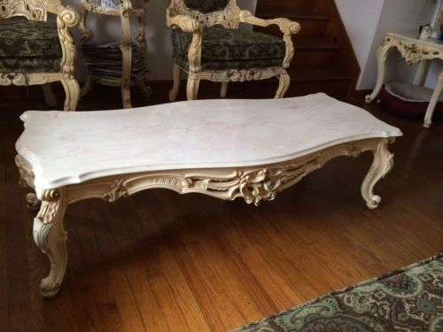 Great Wellknown White French Coffee Tables With Regard To Ebay Coffee Table Idi Design (View 17 of 50)