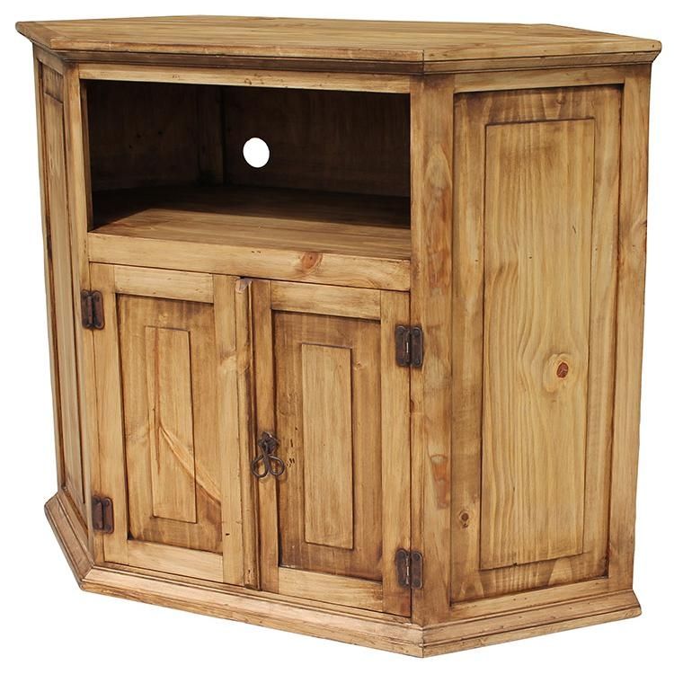 Great Wellliked TV Stands For Corner Within Rustic Pine Collection Corner Tv Stand Com (View 7 of 50)