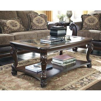 Great Widely Used Dark Brown Coffee Tables  Inside Amazon Ashley Furniture Signature Design Brookfield Coffee (Photo 16482 of 35622)