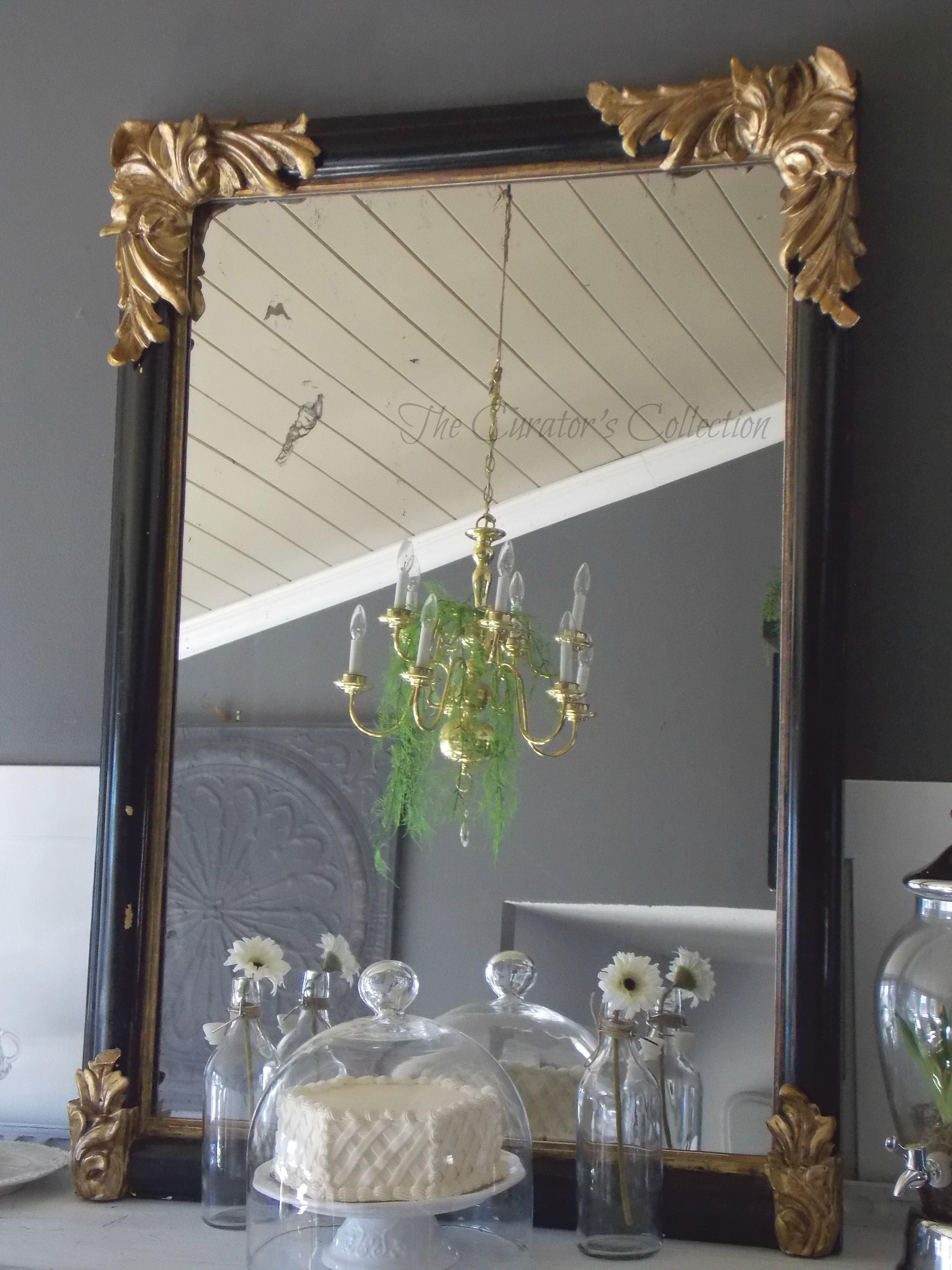 Hotel Beautiful! Antique Mirror Makeover … | The Curators Collection Inside Long Antique Mirror (View 20 of 20)