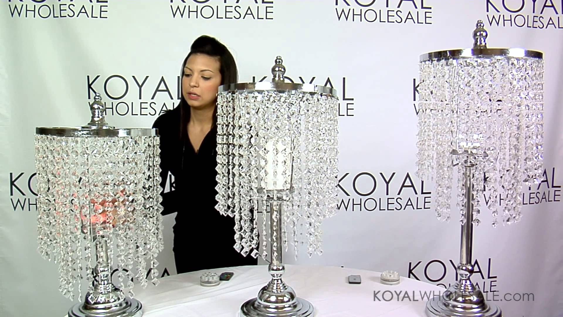 How To Light Up Our Crystal Candelabra Sets Weddings Event Pertaining To Stand Up Chandeliers (View 12 of 25)