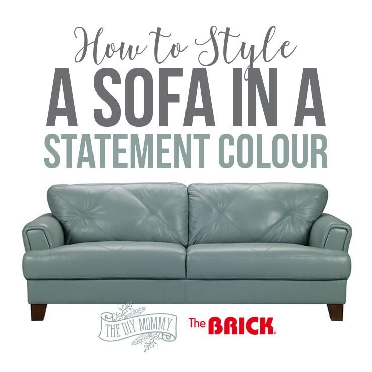 How To Style A Sofa In A Statement Colour For Spring (Video) | The Pertaining To Seafoam Sofas (View 10 of 20)