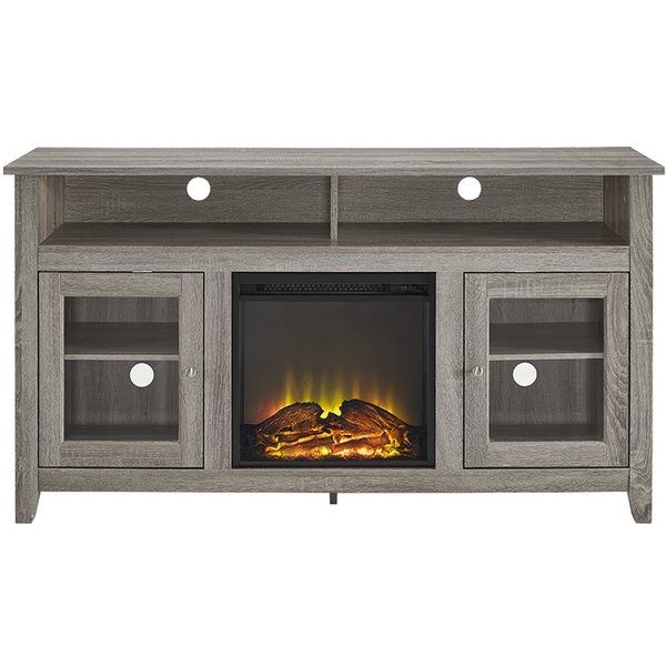 Impressive Best Highboy TV Stands Within Highboy Tv Stand With Electric Fireplace Reviews Joss Main (Photo 49 of 50)