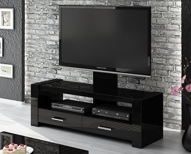 Featured Photo of Shiny Black TV Stands