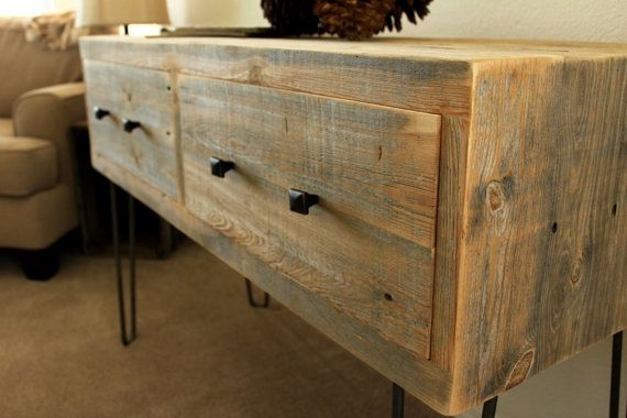 Impressive Deluxe RecycLED Wood TV Stands For Reclaimed Wood Two Drawer Television Stand Wwwetsysh Flickr (View 19 of 50)