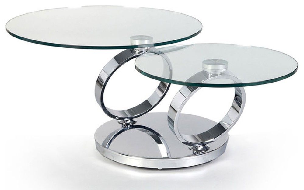 Impressive Elite Chrome And Glass Coffee Tables Inside Square Chrome And Glass Coffee Table Coffee Tables Zone (Photo 28824 of 35622)