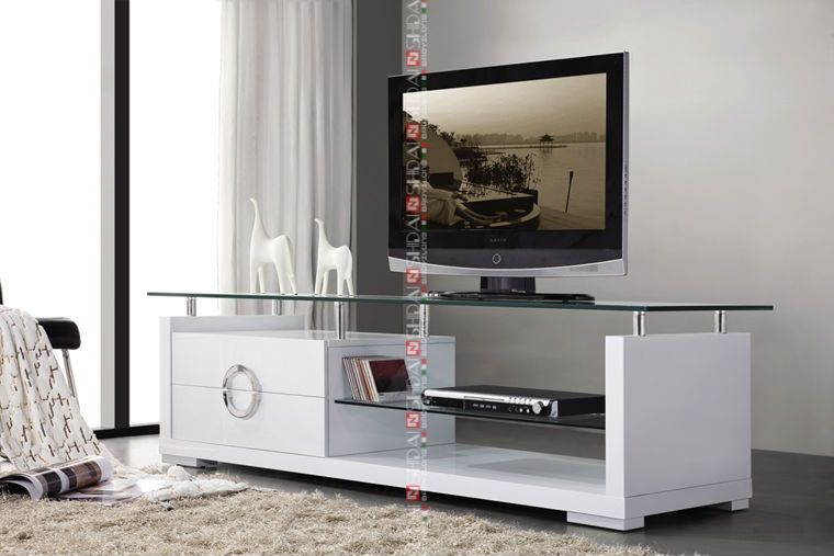 Impressive Famous LED TV Stands With Elegant Tv Stand Floor Standing Tv White Mdf Living Room Tv (Photo 6 of 50)