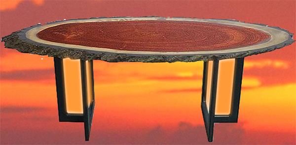 Impressive Famous Oval Walnut Coffee Tables Regarding Amish U Leg Solid Wormy Maple Oval Live Edge Coffee Table Delivery (View 46 of 50)