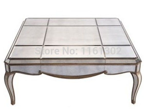 Impressive Famous Vintage Mirror Coffee Tables For Mr 401035 Font B Mirrored B Font Square Font B Coffee B Font Font B Table (View 25 of 40)