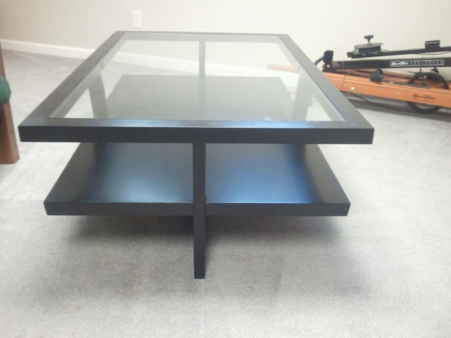 Impressive Fashionable Black Wood And Glass Coffee Tables With Regard To Elegant Glass Coffee Table End Tables (Photo 39 of 49)