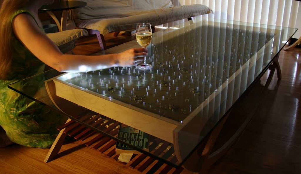 Impressive Fashionable Led Coffee Tables Inside Led Interactive Tables Because We Can (Photo 10 of 50)