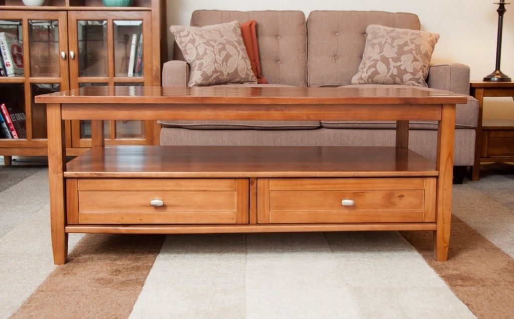 Impressive Fashionable Round Coffee Tables With Drawer In Coffee Table Astounding Coffee Table With Drawers For Your Home (Photo 41 of 50)