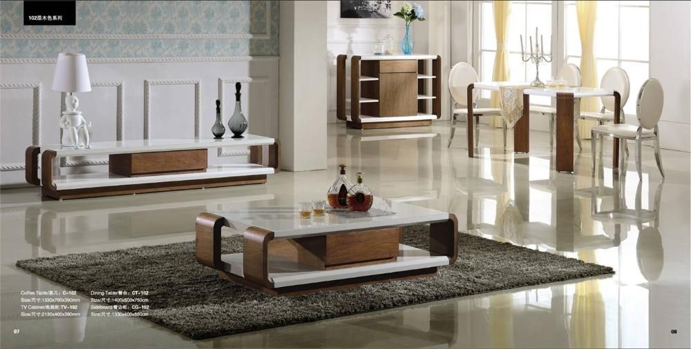 Impressive Fashionable Tv Unit And Coffee Table Sets Pertaining To Aliexpress Buy Living Room And Dinning Room Set Coffee (Photo 7 of 50)