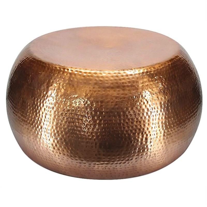 Impressive Favorite Aluminium Coffee Tables Throughout Rose Gold Hammered Aluminium Coffee Table View Here Coffee (View 28 of 50)