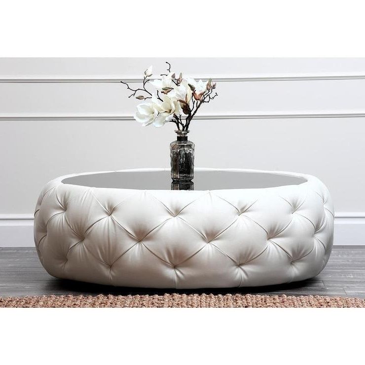 Impressive High Quality Fabric Coffee Tables Inside Amazing Round Fabric Ottoman Coffee Table Round Fabric Ottoman Lar (Photo 25631 of 35622)