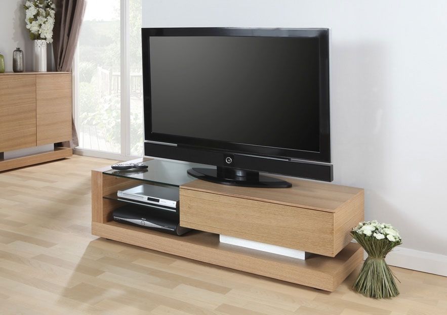 Impressive High Quality Light Oak TV Cabinets Regarding Tv Stands Glamorous Tv Stand Oak 2017 Design Tv Units With (Photo 50 of 50)