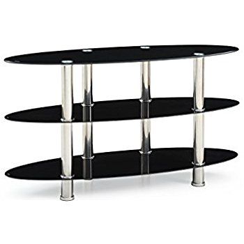Impressive High Quality Oval Glass TV Stands Throughout Amazon Home Source Industries Tv4281 4298 Modern Tv Stand (View 18 of 50)