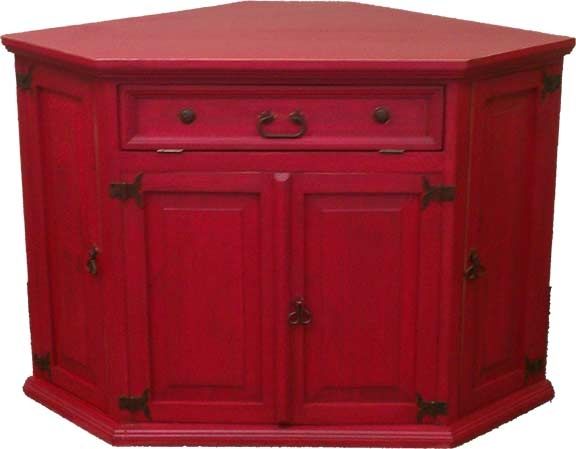 Impressive High Quality Painted Corner TV Cabinets Regarding Antique Painted Furniture (View 45 of 50)