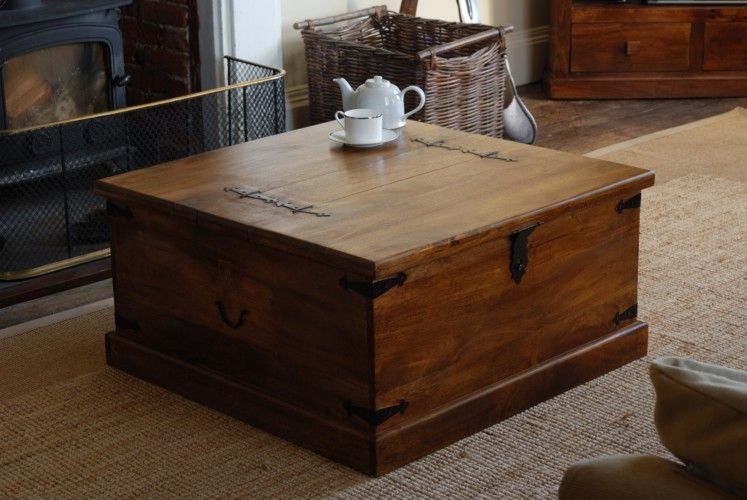 Square Wood Coffee Tables With Storage | Coffee Table Ideas