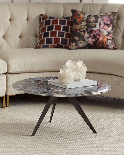 Impressive Latest Marble Coffee Tables For Marble Mirrored Coffee Tables At Neiman Marcus Horchow (Photo 27755 of 35622)